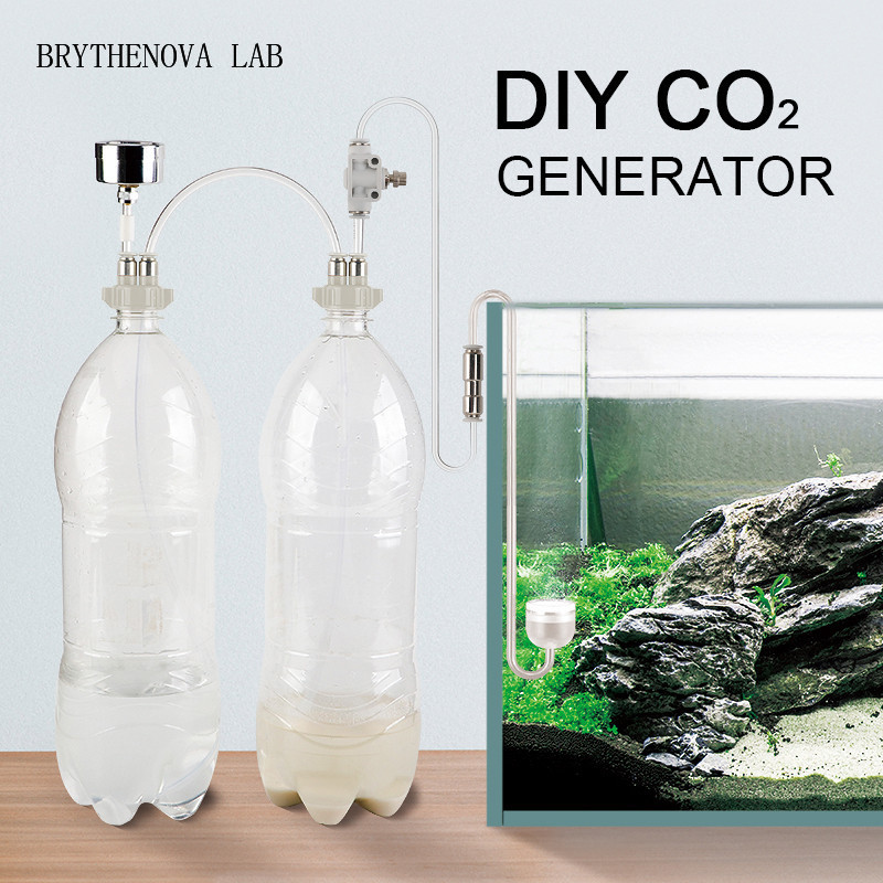 Planted Aquarium Tank Kit - CO2 Generator Aquarium Beplante Tank CO2