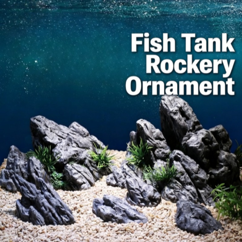 Aquarium Planted Setup - Aquariumdecoratie Simulatie Steen Rotstuin Landschap Waterplant
