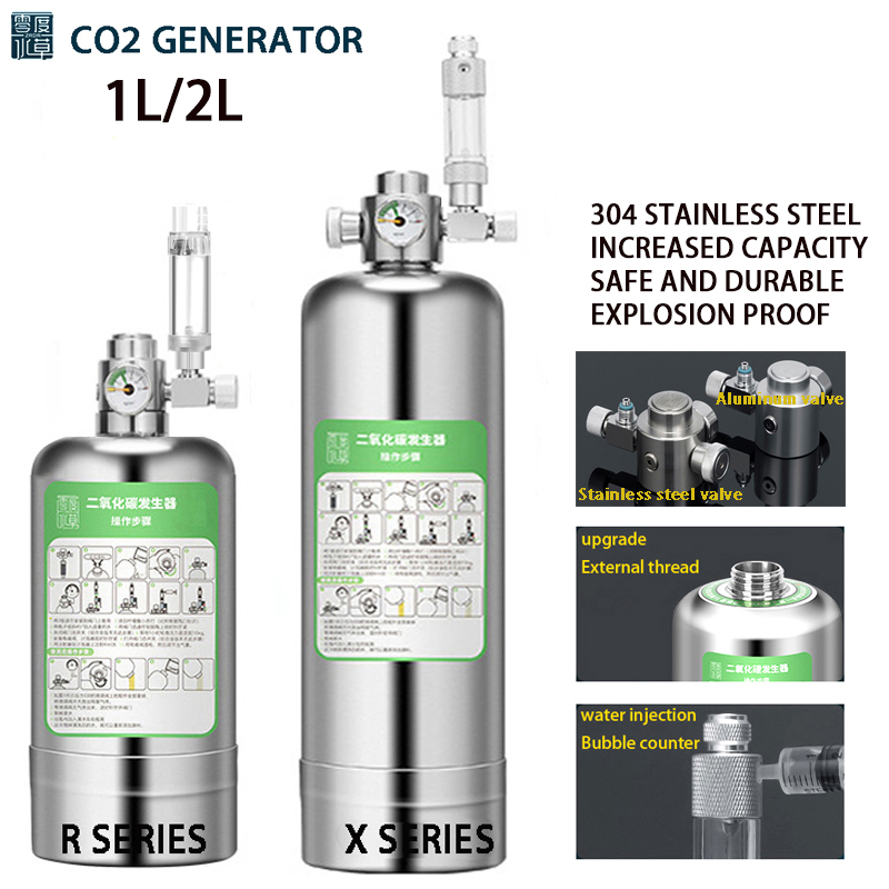 Planted Aquarium Tank Kit - ZRDR Aquarium CO2 Generator Systeem Kit