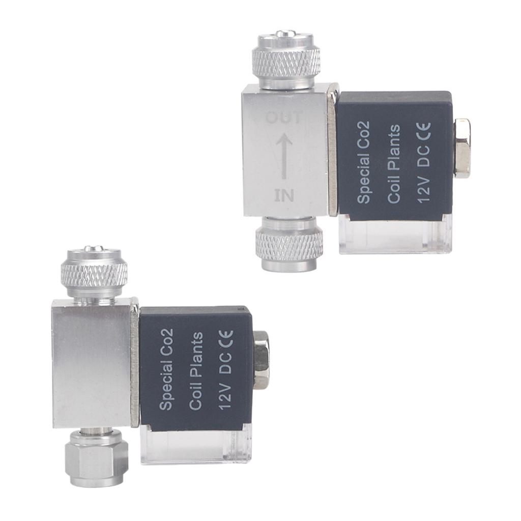 Aquarium Planted Setup - 12V CO2-generatorsysteemkit met aluminiumlegering solenoïdeklep voor