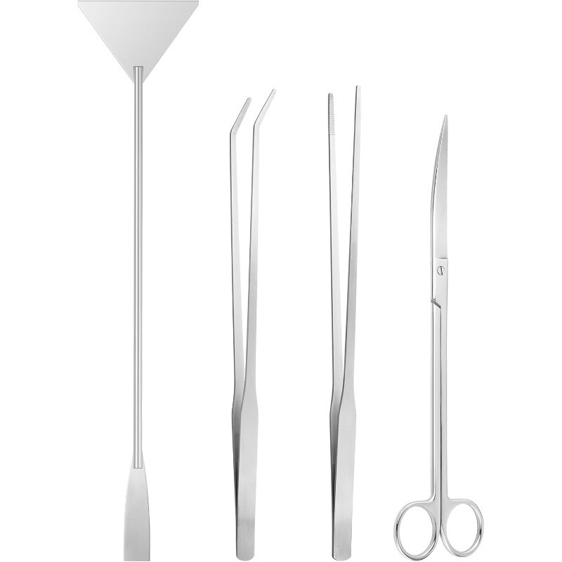 Planted Aquarium Tank Kit - Aquariumset en terrariumbenodigdheden omvatten lange pincetten