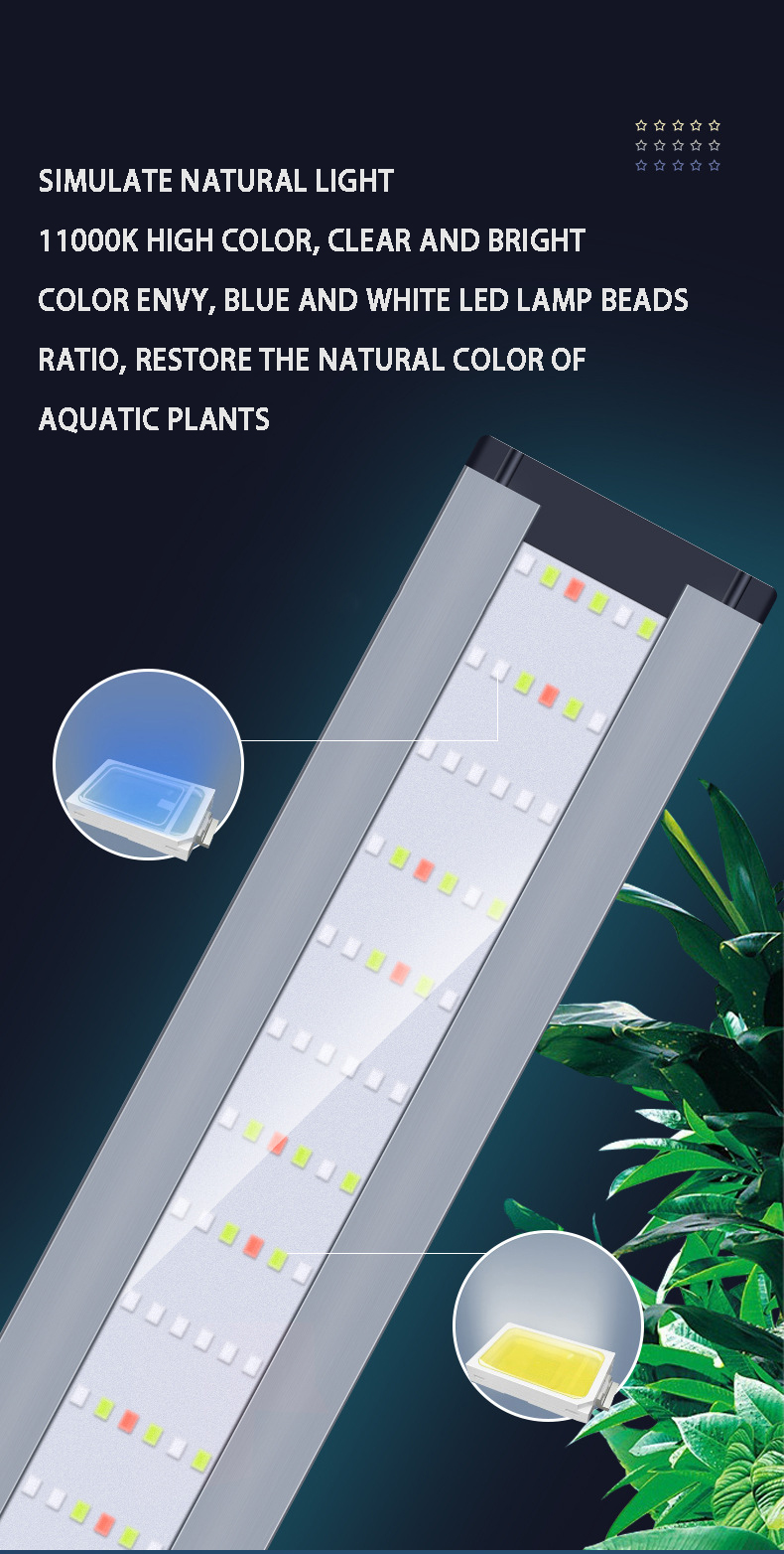 Aquarium Led Lights Aluminium  - Aquarium Plant Red recensie en prijs