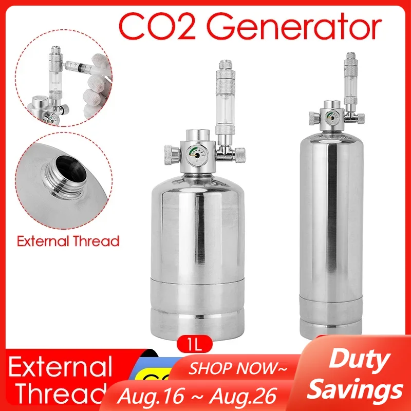 1L/2L Aquarium CO2 Generator S - Planted Aquarium Tank Kit recensie en prijs