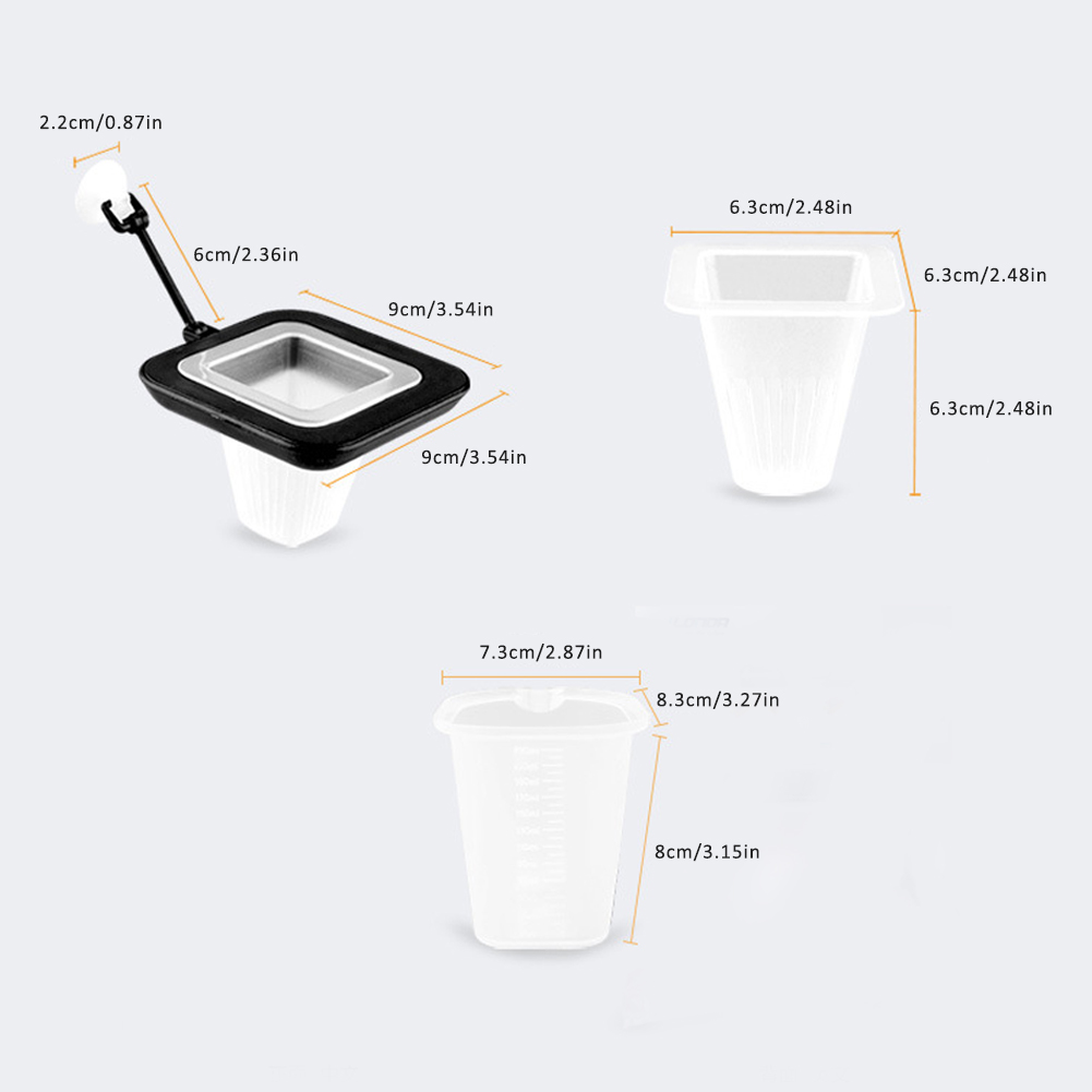 Aquarium Feeder Rode Worm Cup  - Aquarium Plant Red recensie en prijs