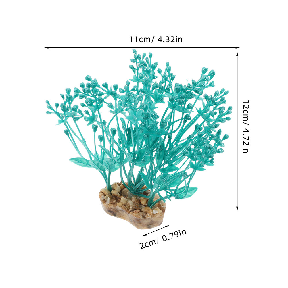 2 stuks kunststof aquariumplan - Aquarium Planted Setup recensie en prijs
