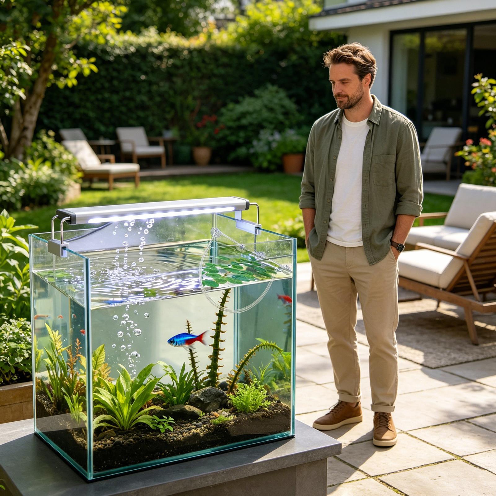 Aquarium drijvende plantenbarr - Planted Aquarium Tank Kit recensie en prijs